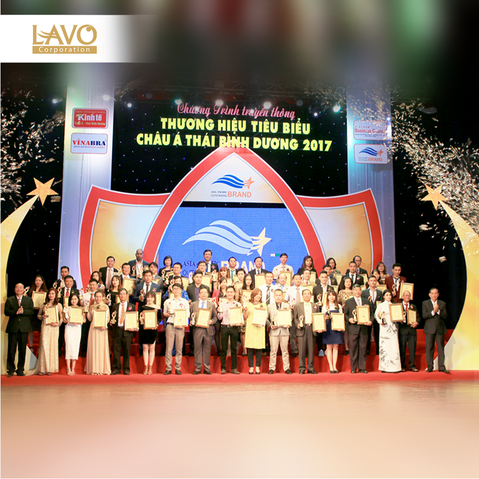 LAVO ĐẠT TOP 10 “THƯƠNG HIỆU TIÊU BIỂU CHÂU Á THÁI BÌNH DƯƠNG 2018”