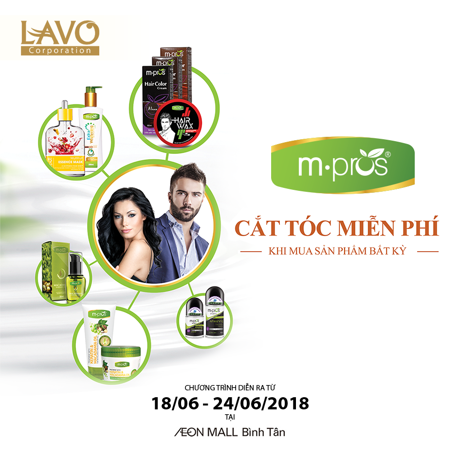 “CẮT TÓC MIỄN PHÍ” CÙNG MPROS TẠI AEON
