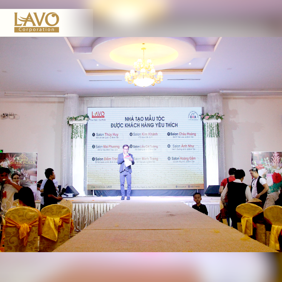LAVO HÂN HẠNH TÀI TRỢ CHÍNH LỄ RA MẮT HỘI NGÀNH TÓC & THẨM MỸ TP.HCM
