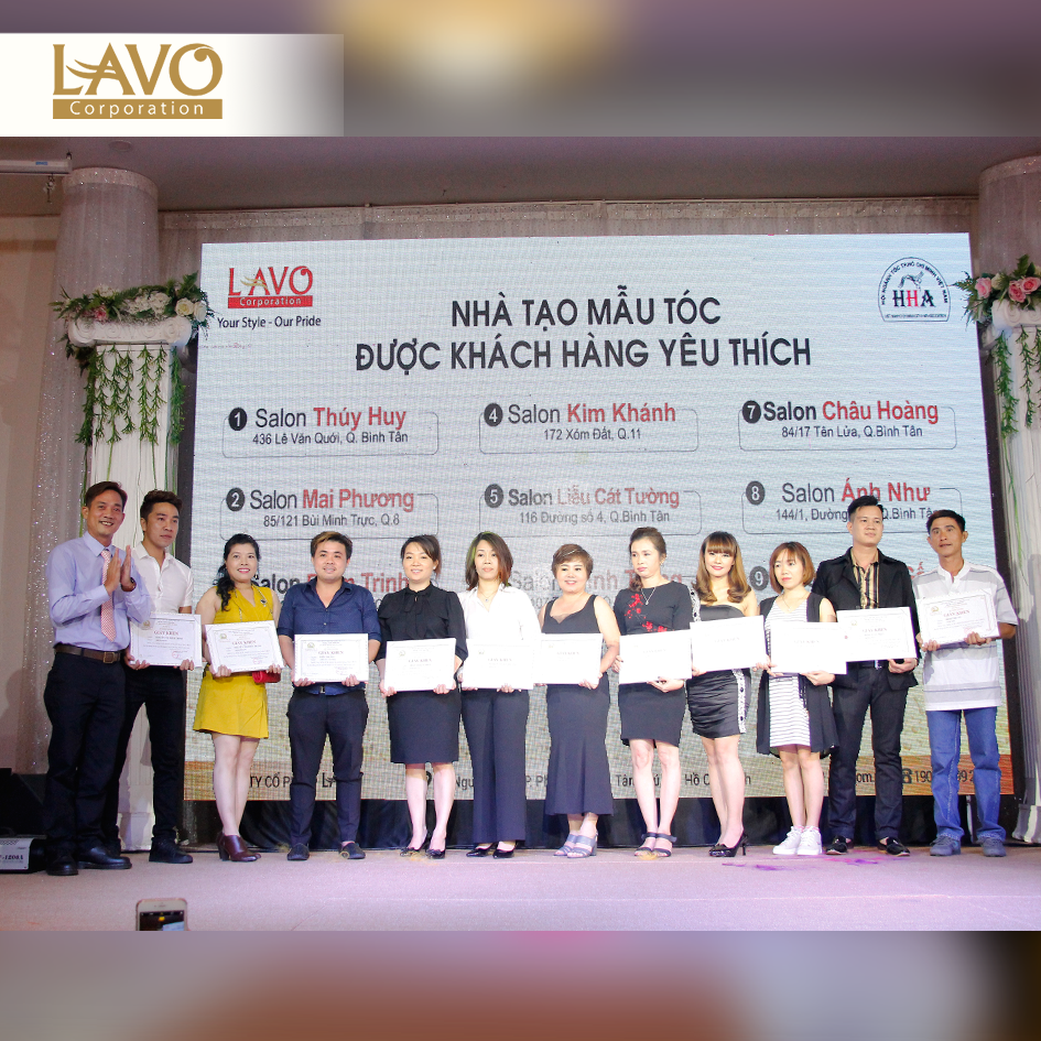 LAVO HÂN HẠNH TÀI TRỢ CHÍNH LỄ RA MẮT HỘI NGÀNH TÓC & THẨM MỸ TP.HCM
