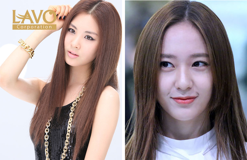 TÓC DUỖI THẲNG RẼ NGÔI GIỮA