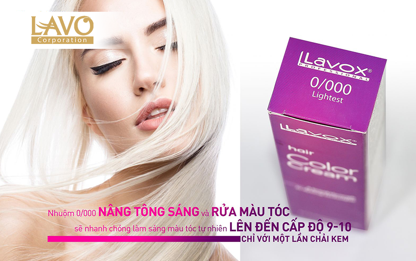CÁCH SỬ DỤNG THUỐC NHUỘM TÓC 0/000