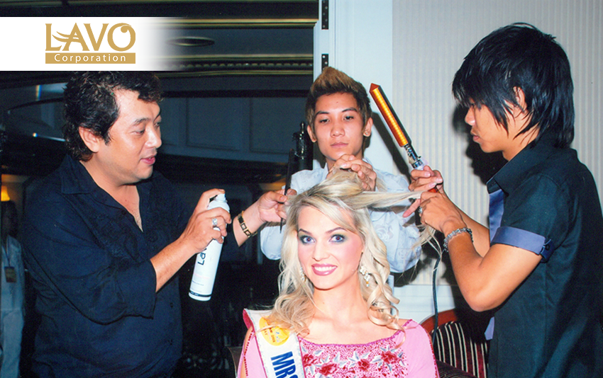 Lavox đồng hành cùng các người đẹp quốc tế.
