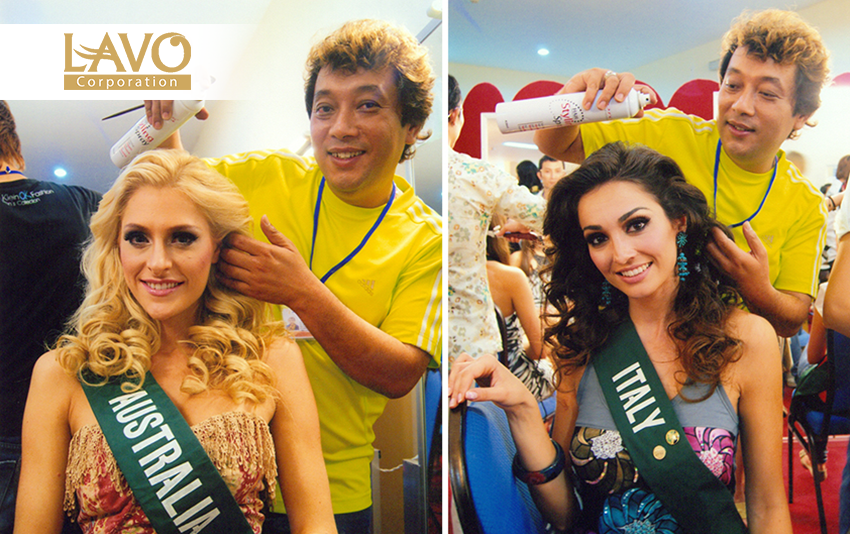 Lavox đồng hành cùng các người đẹp quốc tế.