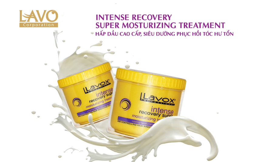Hấp dầu cao cấp, siêu dưỡng phục hồi tóc hư tổn Lavox.