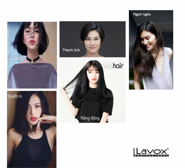 PHONG CÁCH TÓC ĐEN CHO NỮ