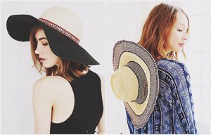 Thời Trang Tóc Hoang Dại Với Mũ Rộng Vành Ngày Nắng