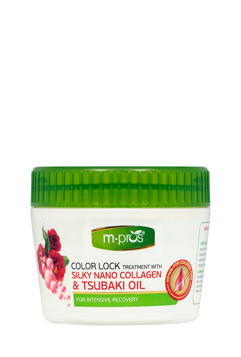 Hấp Khóa Màu Tơ Tằm Nano Collagen & Tsubaki Oil Phục Hồi Chuyên Sâu 300ml