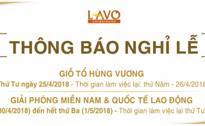 Thông Báo Nghỉ Lễ