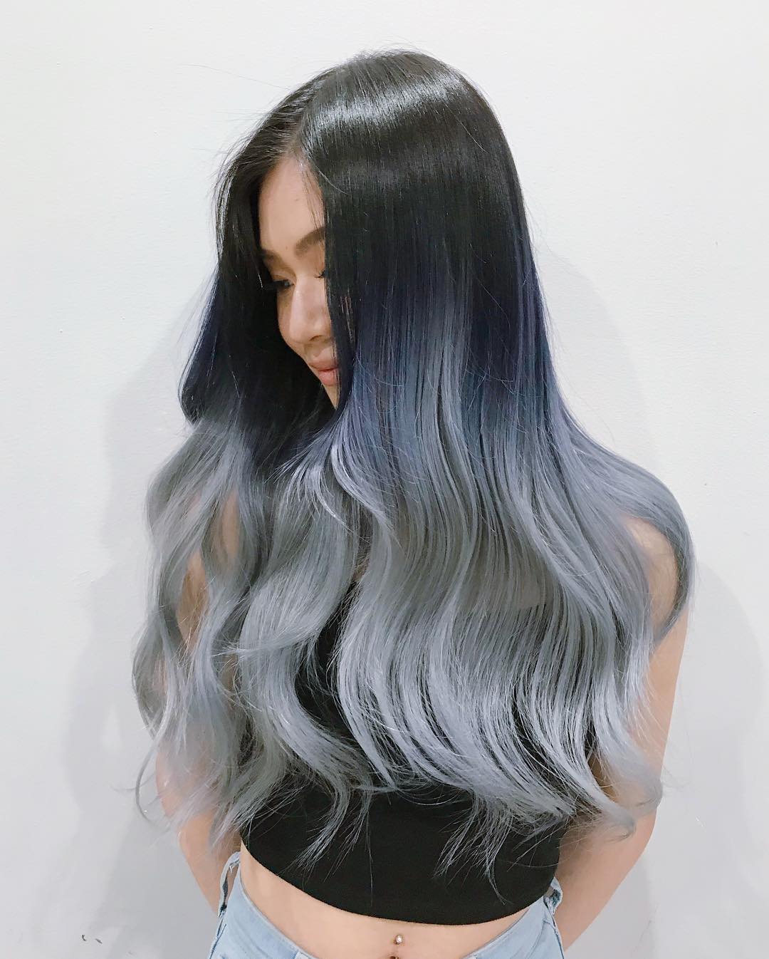 Ombre giúp làm nổi bật gam màu bạch kim của bạn
