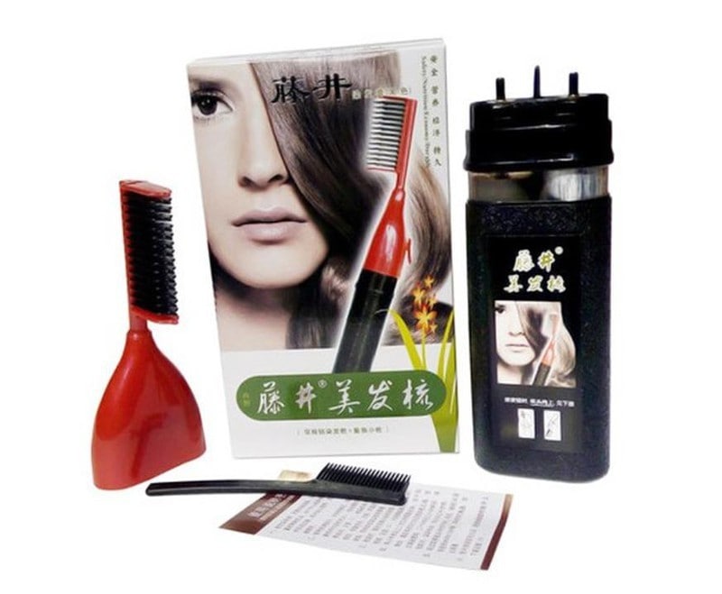 Chỉ cần một chiếc lược đã có ngay mái tóc nhuộm chuẩn salon