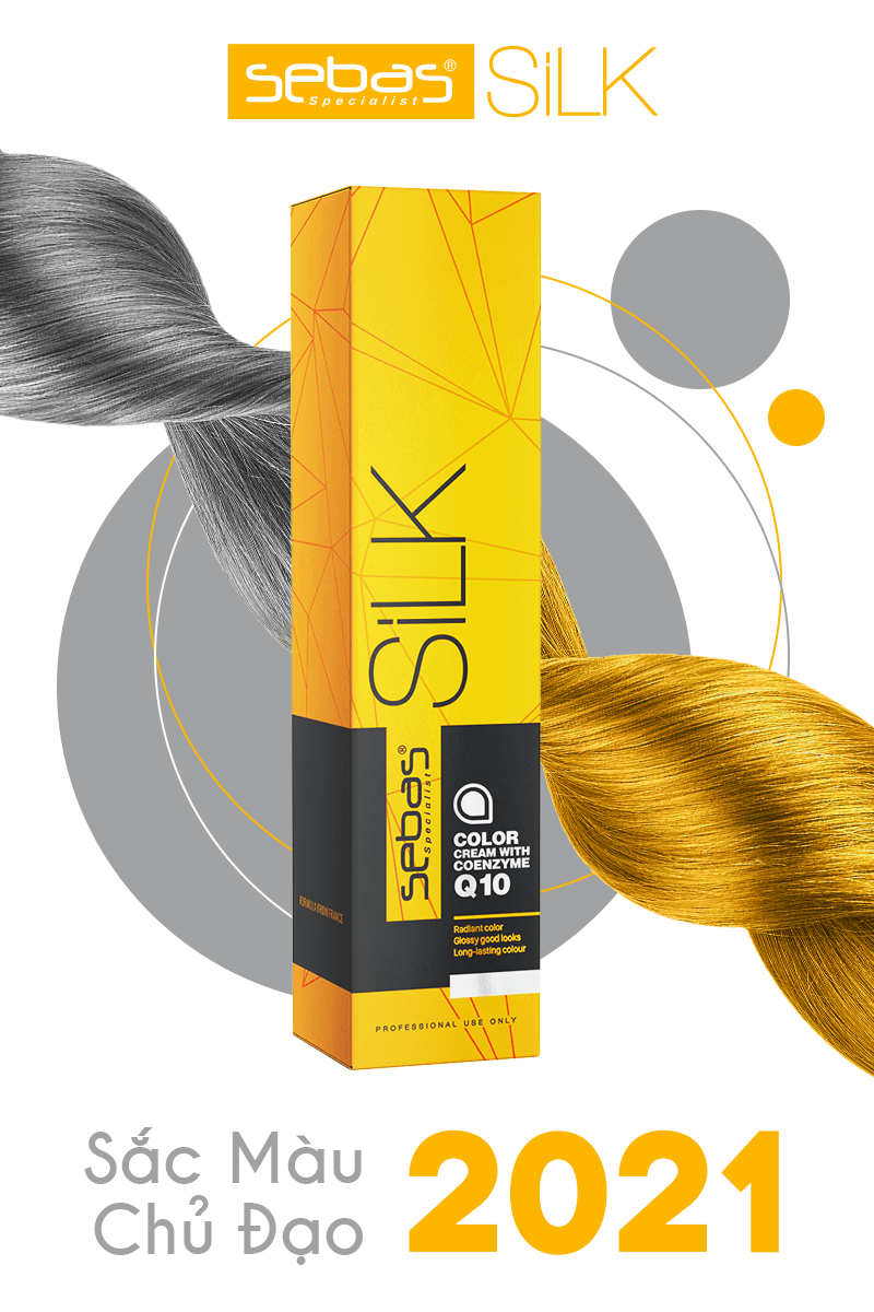 Thuốc nhuộm chuyên nghiệp giữ màu siêu bền SEBAS SILK