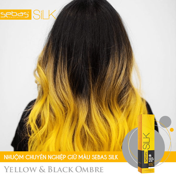 Sáng tạo với kiểu ombre cùng màu nhuộm vàng sáng