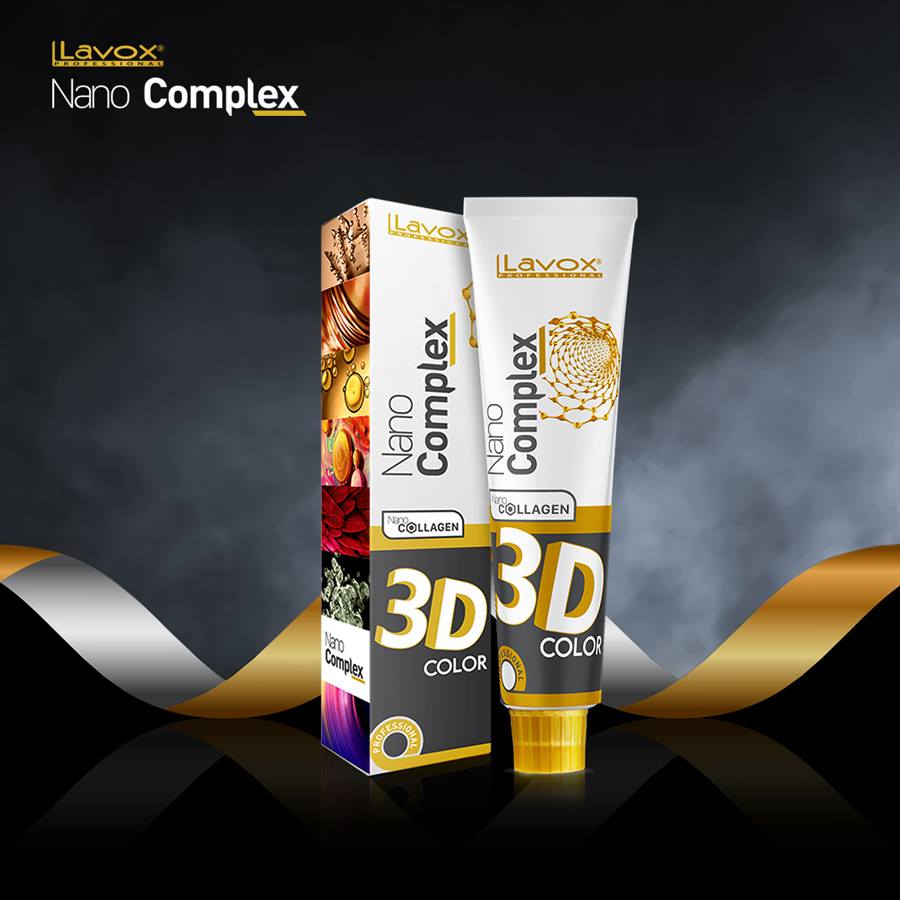 Nhuộm 3D Collagen siêu dưỡng Lavox Nano Complex lên màu chuẩn, không lo hư tóc