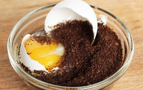 Cà phê và trứng gà giúp tóc ẩm mượt hơn