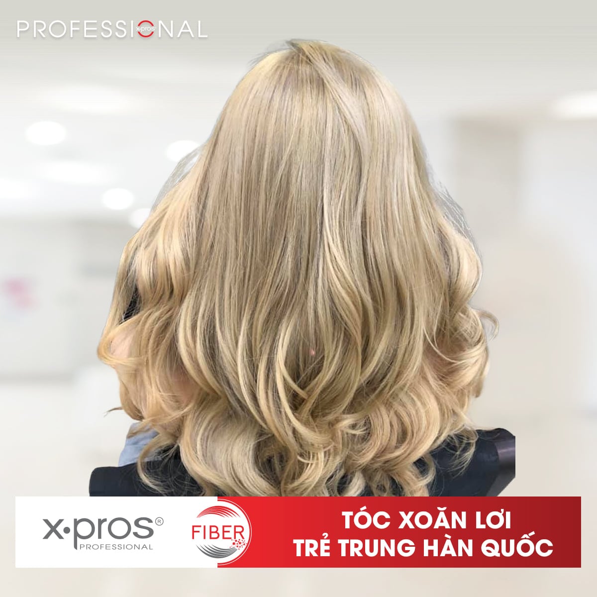 Uốn Setting X.PROS FIBER giải quyết mọi vấn đề tóc xơ rối và khô sau khi uốn