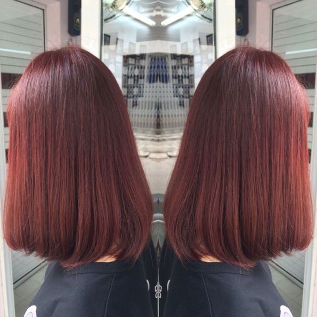 Hướng dẫn tự nhuộm tóc màu nâu đỏ tại nhà lên màu cực chuẩn