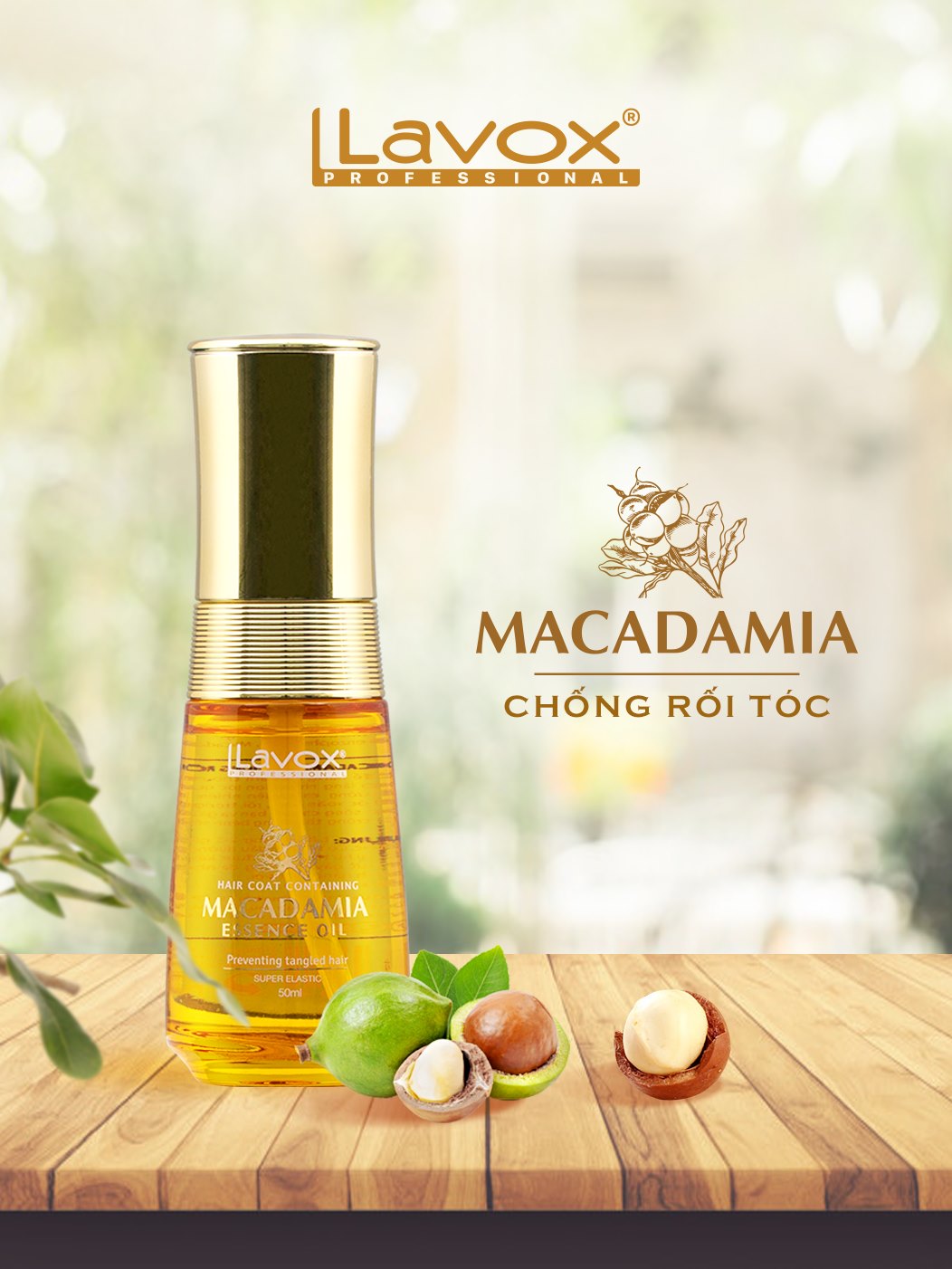 Review chi tiết tinh dầu dưỡng tóc tốt nhất hiện nay – Macadamia Lavox
