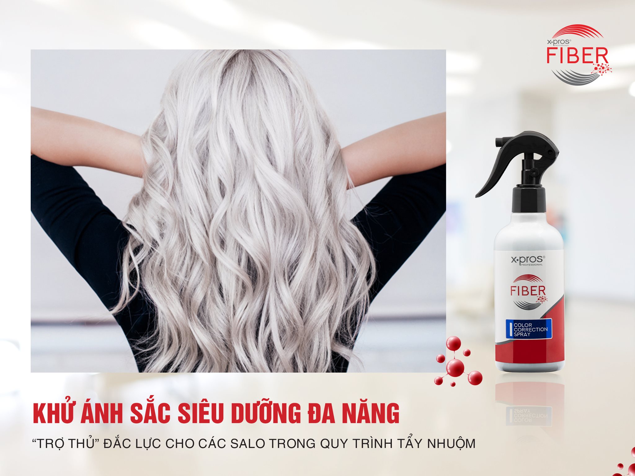 Công thức cải tiến đem đến hiệu quả khử vàng tốt cho tóc