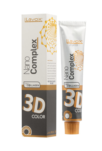 Thuốc nhuộm chuyên nghiệp 3D Nano Collagen Lavox màu của thời trang