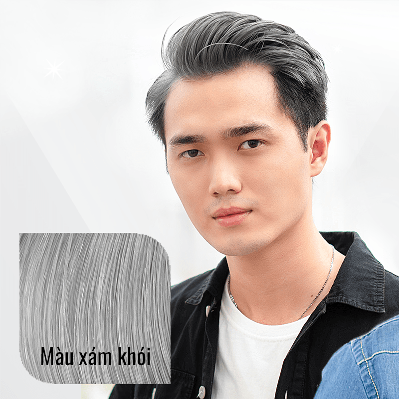 Công thức nhuộm màu xám khói của chuyên gia tại salon