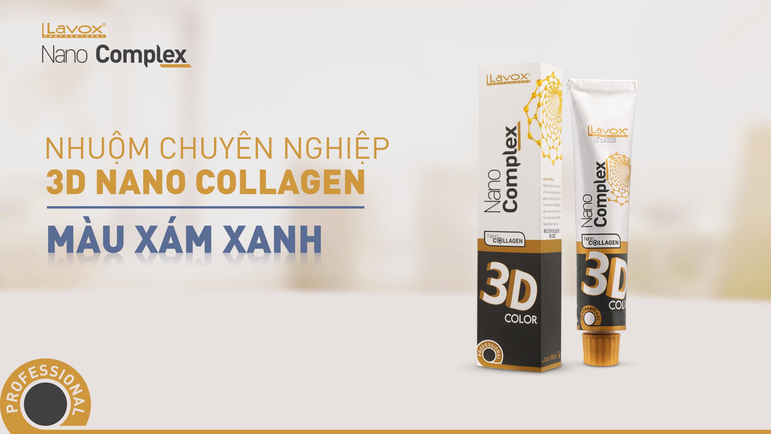 Thuốc nhuộm tóc siêu dưỡng 3D Nano Collagen
