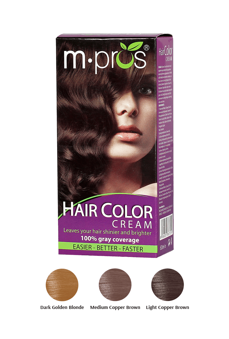 Kem nhuộm phủ bạc cao cấp M.Pros cho mái tóc đều màu