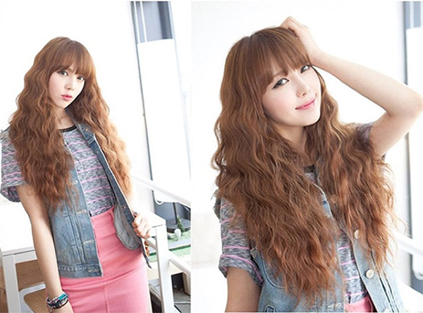 Tóc uốn sóng nước nhuyễn là cách nhanh nhất để có mái tóc bồng bềnh
