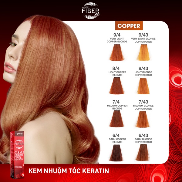 Bảng nhuộm màu cam với 8 tùy chọn