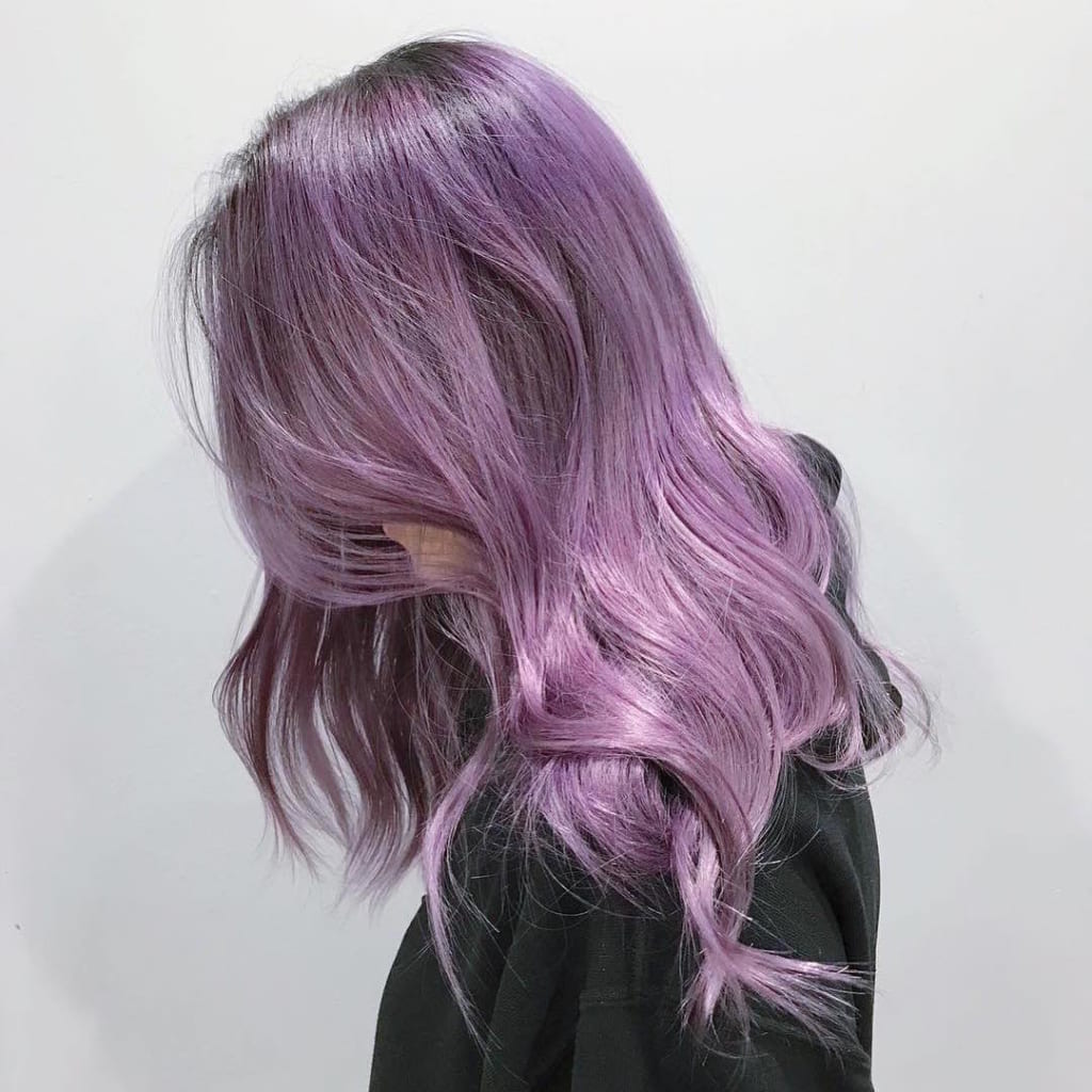 Tím pastel dành cho những cô nàng mơ mộng