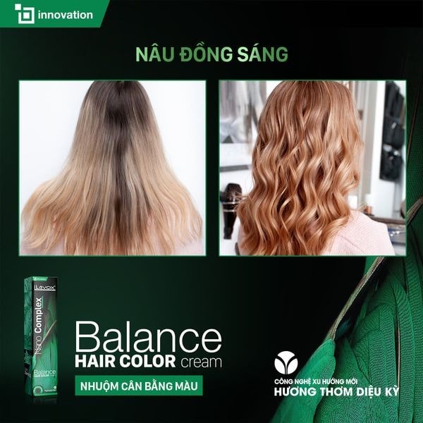 Kết quả sau khi áp dụng công thức cân bằng màu tóc này