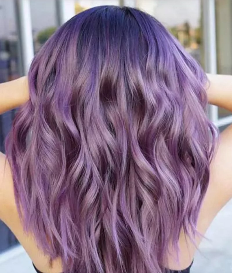 5 Cách dùng thuốc nhuộm tóc tím pastel không cần tẩy, màu chuẩn đẹp