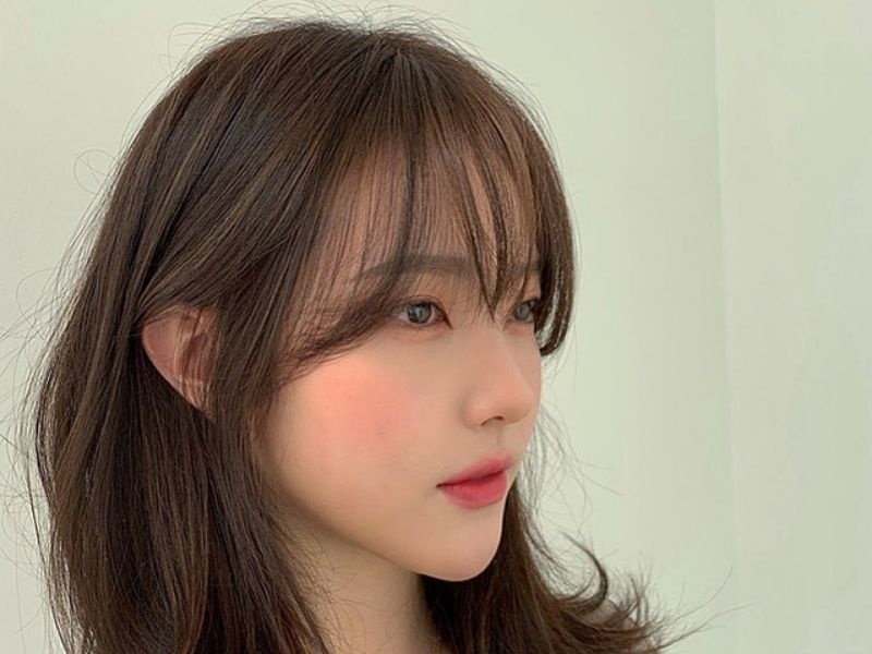 Tóc mái cho nàng trẻ trung và xinh xắn