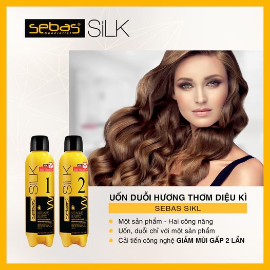 Sebas Silk công thức vượt trội cho tóc uốn hay duỗi đều đẹp như ý