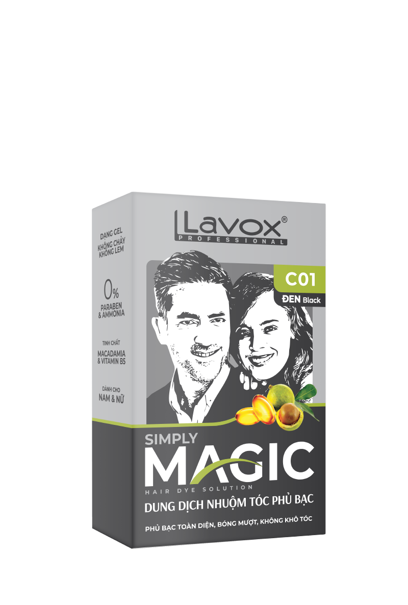 Dung Dịch Nhuộm Tóc Phủ Bạc Lavox