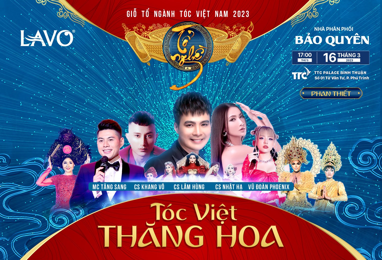 “Tóc Việt Thăng Hoa” – GIỖ TỔ NGÀNH TÓC 2023 tại Phan Thiết.