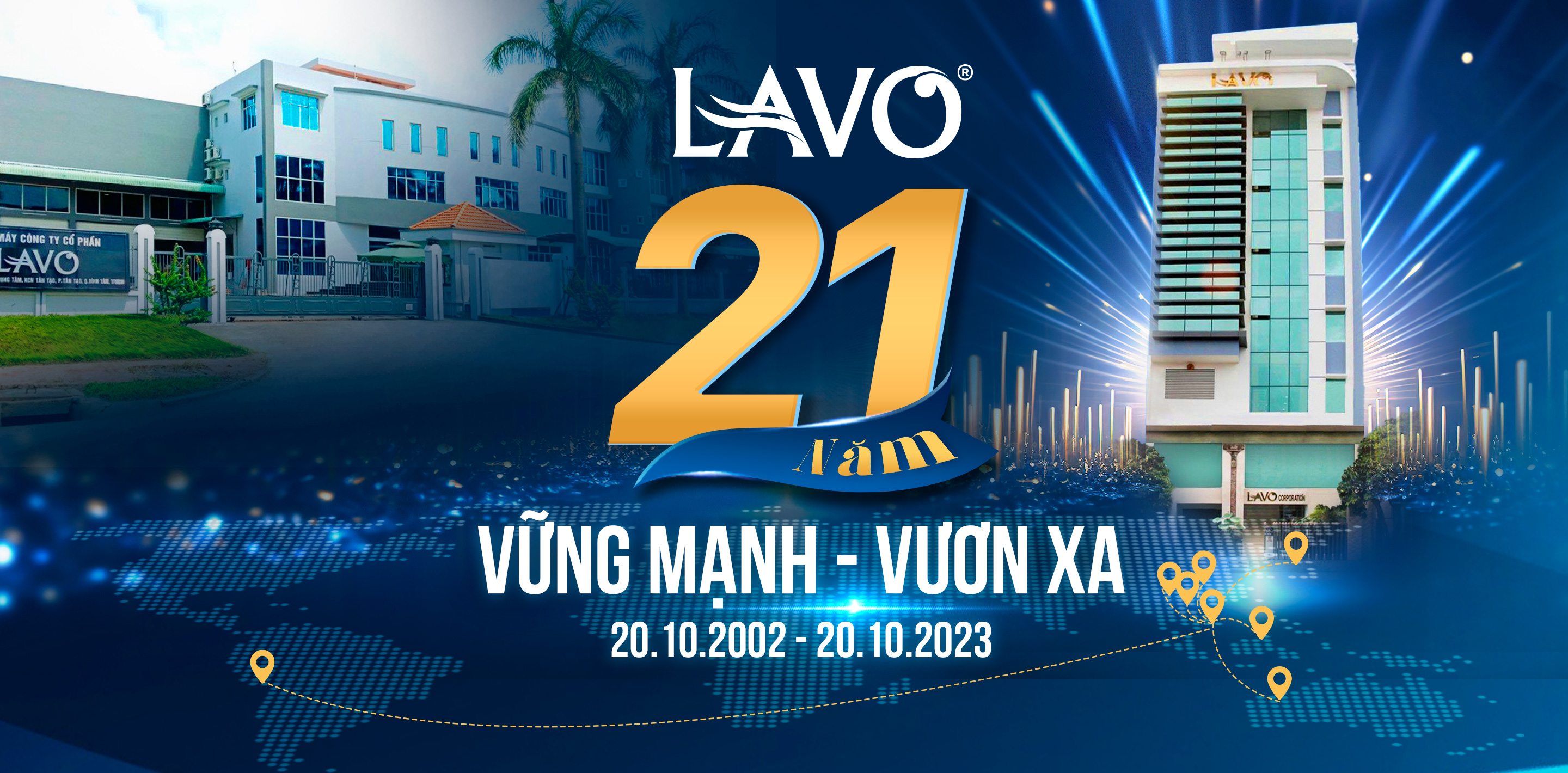 LAVO Ky Niem 21 Nam Thanh Lap