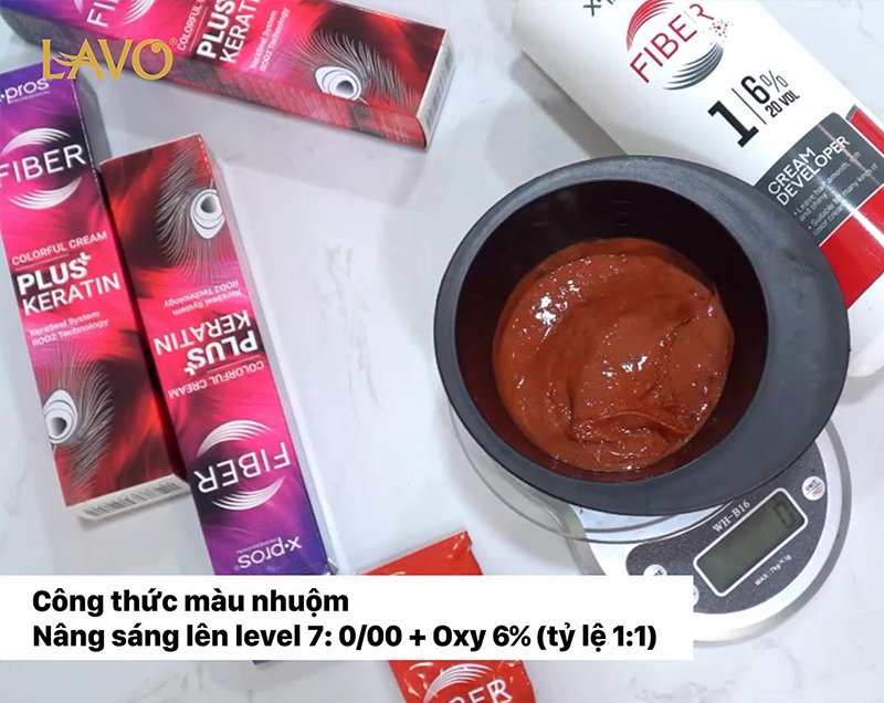 Kỹ Thuật Nhuộm Tóc Màu Đá Quý Cam Spinel Cùng Kem Nhuộm Keratin X.pros Fiber