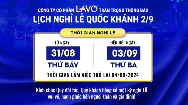 Thông Báo Lịch Nghỉ Lễ 2/9/2024
