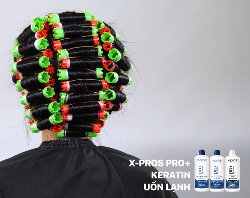 Kỹ Thuật Uốn Tóc Căng Sóng, Bồng Bềnh Với Uốn Lạnh x.pros Pro+