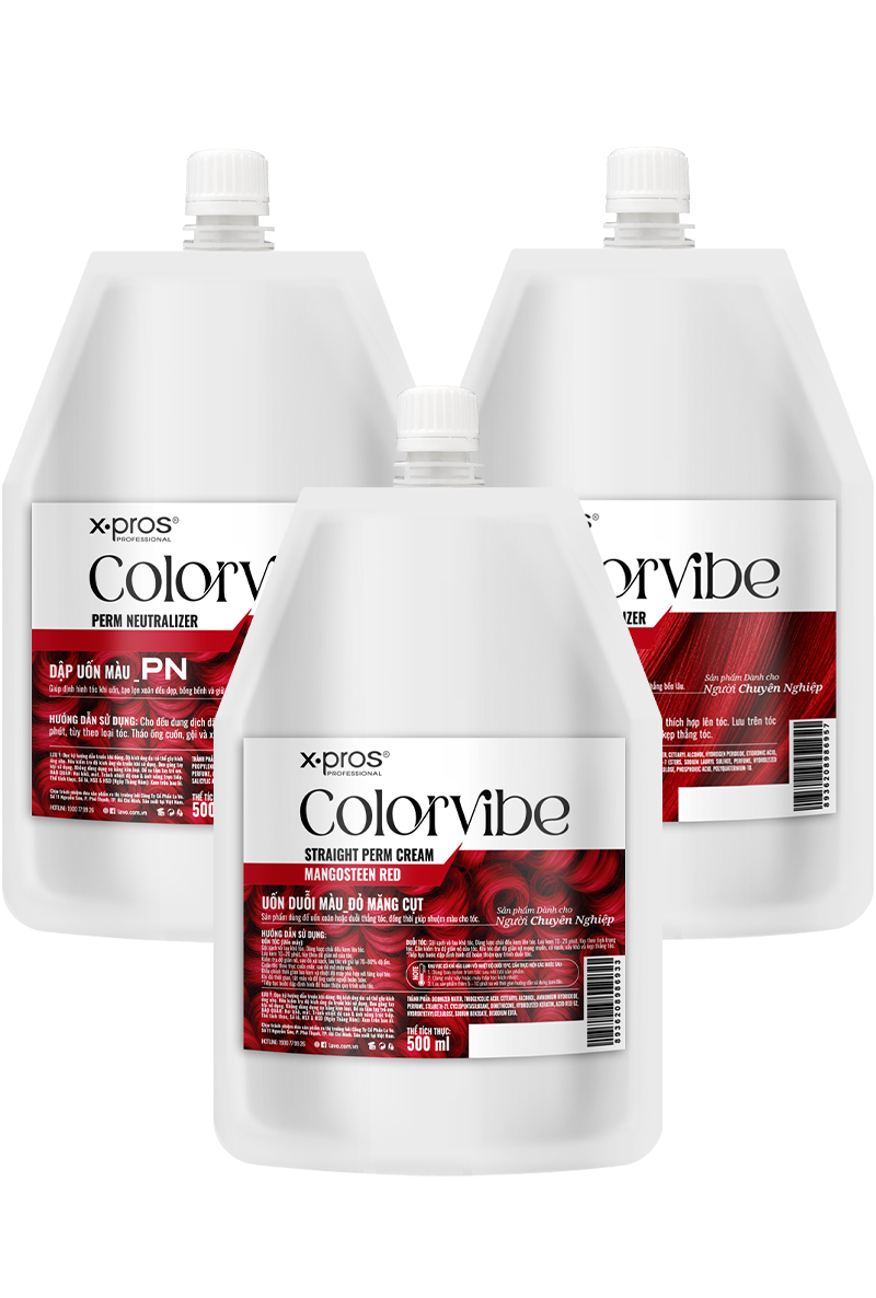 Uốn Duỗi Màu X.pros – Đỏ Măng Cụt