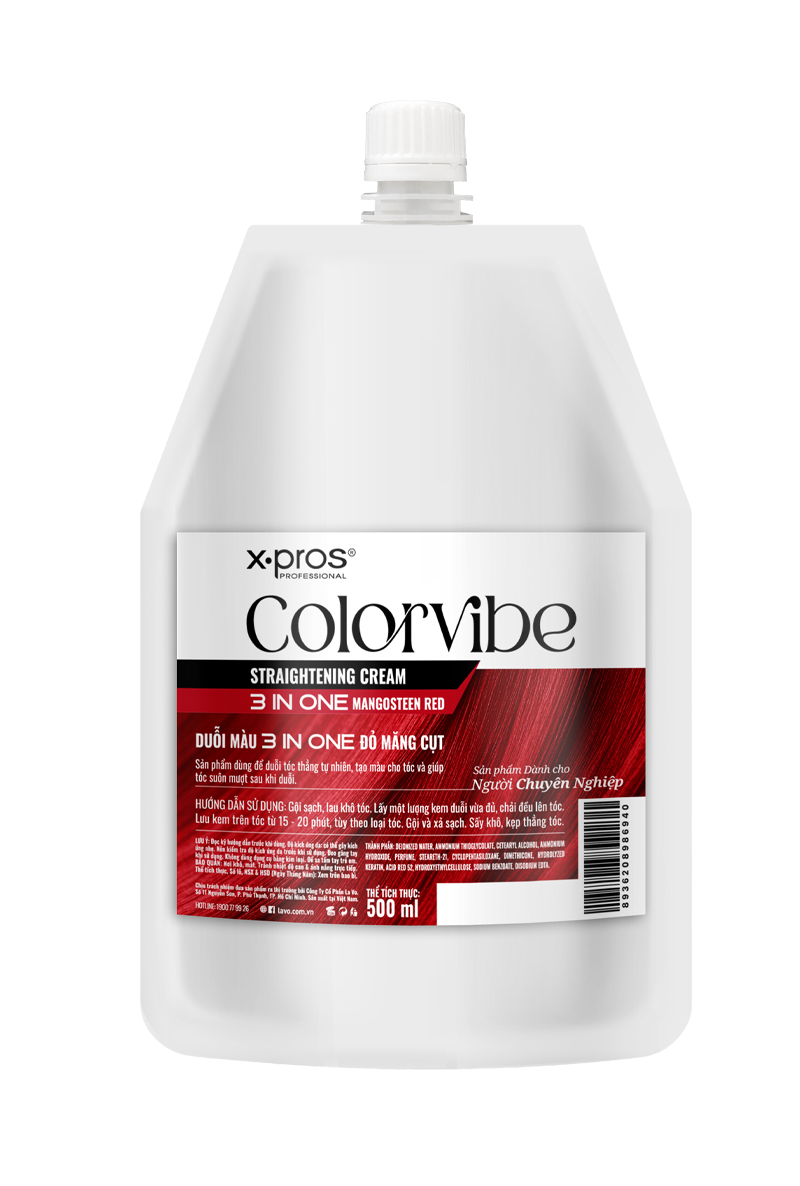 Duỗi Màu 3 In One X.pros – Đỏ Măng Cụt