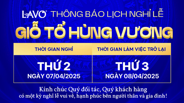 Thông Báo Lịch Nghỉ Lễ Giỗ Tổ Hùng Vương 