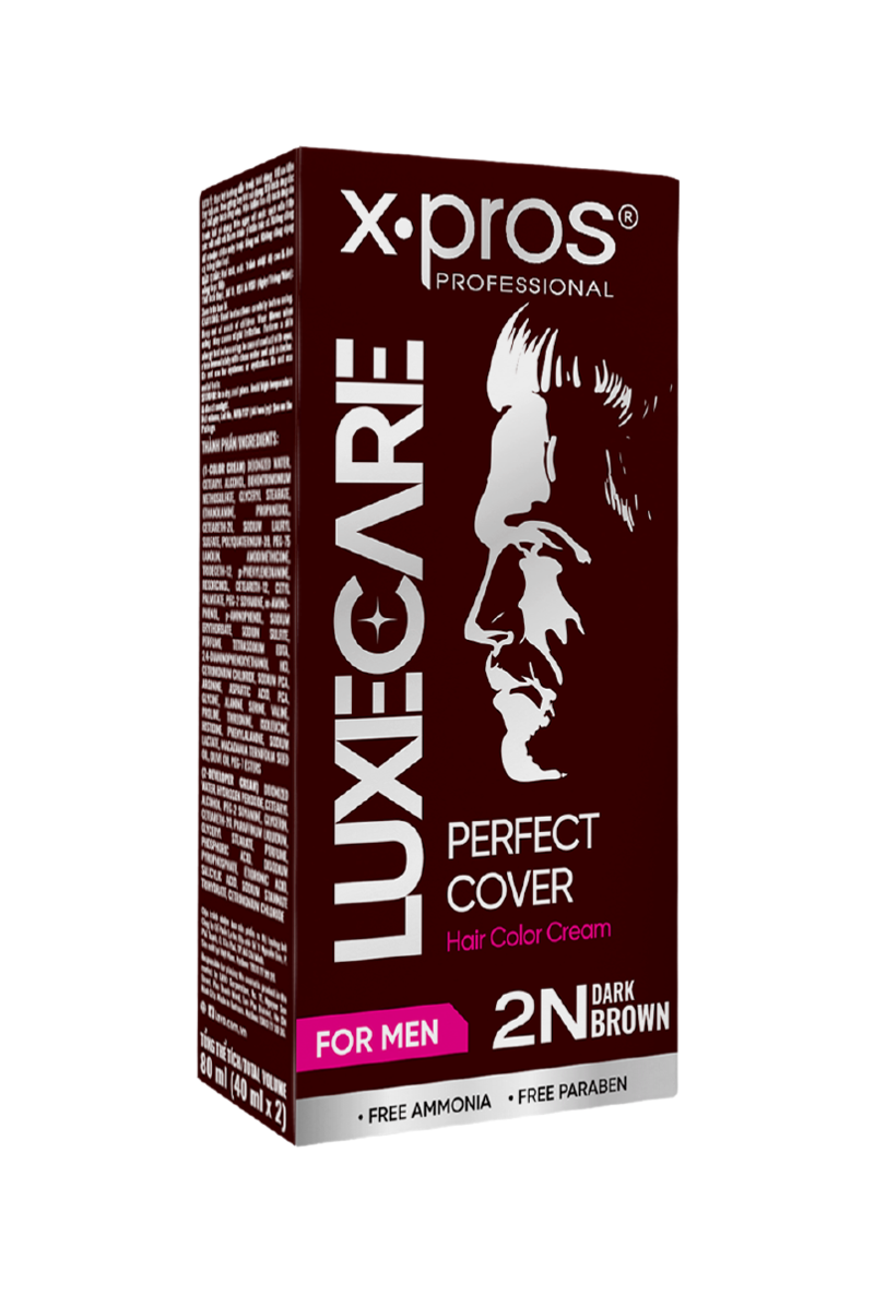 Kem Nhuộm Phủ Bạc Dành Cho Nam – 2N Nâu Đen X.pros Luxecare